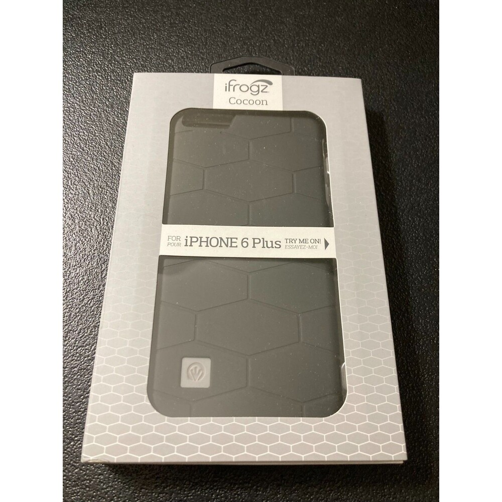iFrogz Cocoon Phone Case for iPhone 6 Plus Black New In Package
